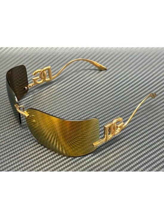 New Dolce & Gabbana Women Gold Sunglasses 79-13-110